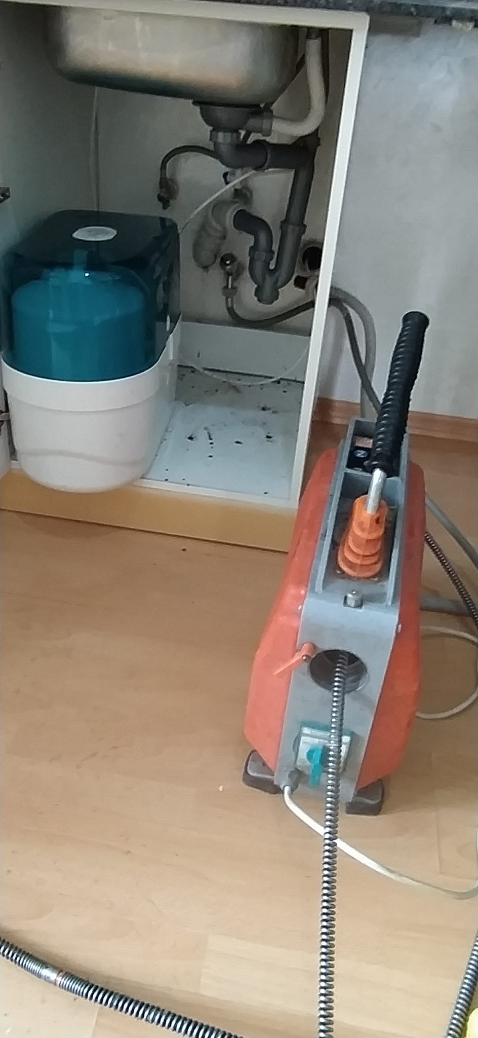 Mutfak tıkanık açma uygulaması